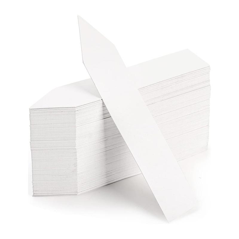 

100Pcs Plastic Plant Labels Set White Plant Labels Plant Garden Tags 10x2cm Waterproof Plant Seed Label Pot Marker Plant Labels