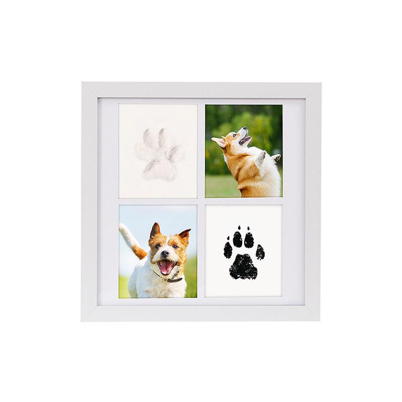 11 Inch Dog Cat Memory Keepsake Frame Safe Non-toxic Mess-free DIY Footprint Kit Pet Memorial Personalised Gifts for Pet Lovers