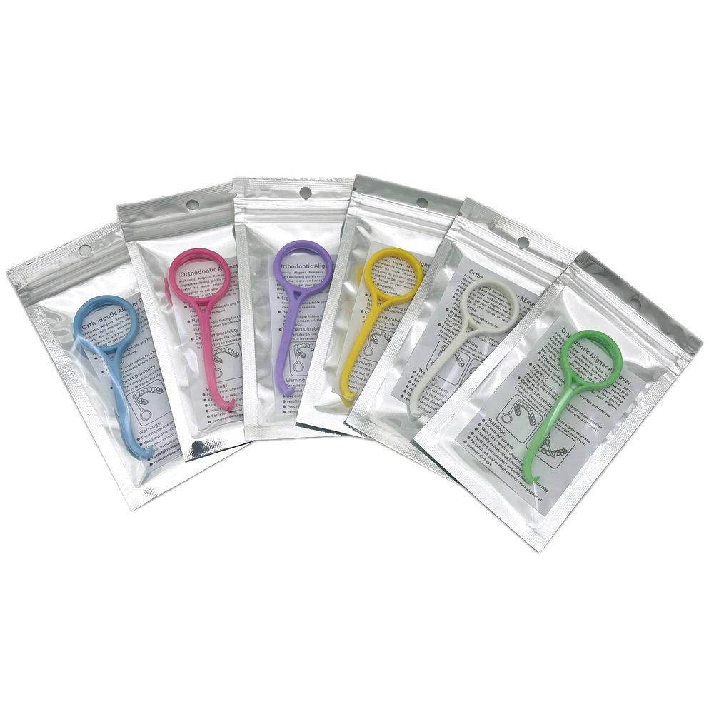 1/6pcs  Dental Brace Extractor Removal Tool Hook Orthodontic Aligner Remove Invisible Removable Braces Clear Aligner Oral Care