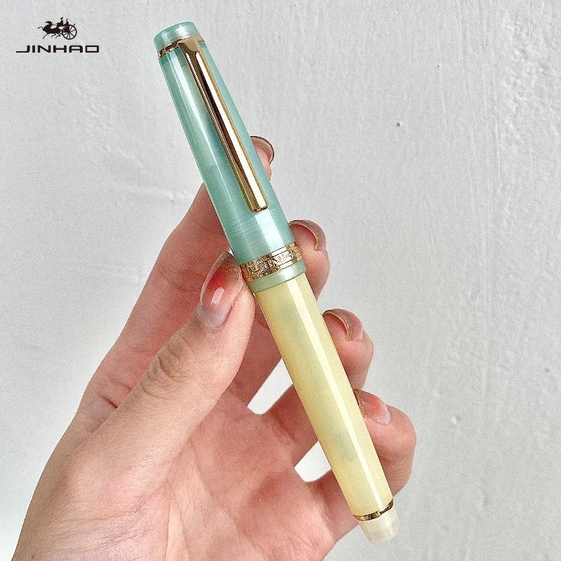 Лимитированная серия JINHAO 82 Перьевая ручка Многоцветная EF/F/M с пером Hongdian Каллиграфическая ручка Канцелярские товары Школьные Офисные принадлежности (as the picture,JINHAO-EF)