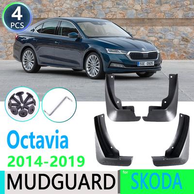 Lapač blatníků pro Škoda Octavia 3 Sedan MK3 A7 5E 2014~ Blatník auta Blatník Lapač blatníku Ochranná klapka Blatníky Autopříslušenství