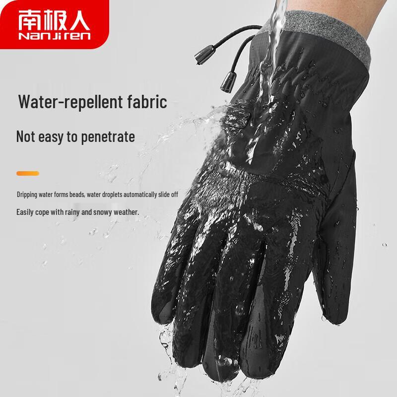 Nanjiren Men's Winter Thermal Touchscreen Gloves