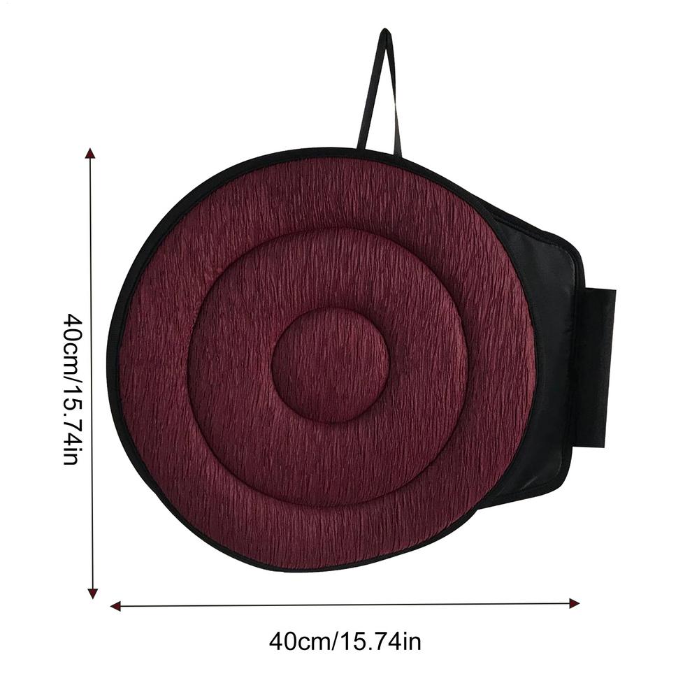 360 Degree Swivel Seat Cushion For Adults Elderly Portable Rotating Comfortable Driving Pregnant Office Use Automotive Cushion