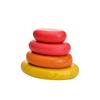Giocattolo Montessori in Legno Giocattolo Pietra Arcobaleno Impilabile BO BPA Colorato Educazione del Bambino Gioco Sensoriale di Equilibrio Giocattolo Blocchi da Costruzione Regalo per Bambino