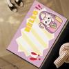 Cute Bathroom Diatom Mud Household Absorbent Foot Mat Mat Toilet Mat Wash Water Between The Mat Absorbent Non-slip