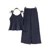 ZANZEA Women Sleeveless Straps Tops and Pants Summer Two Piece Suit Sets
