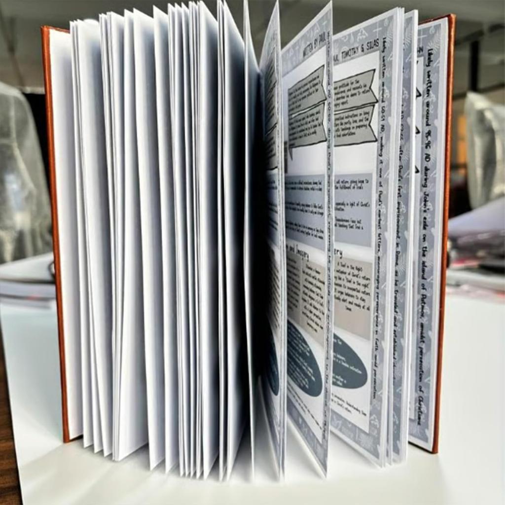 Topical Bible Study Notebook Chronological Study Journal with Checkboxes for Church Bible Studies