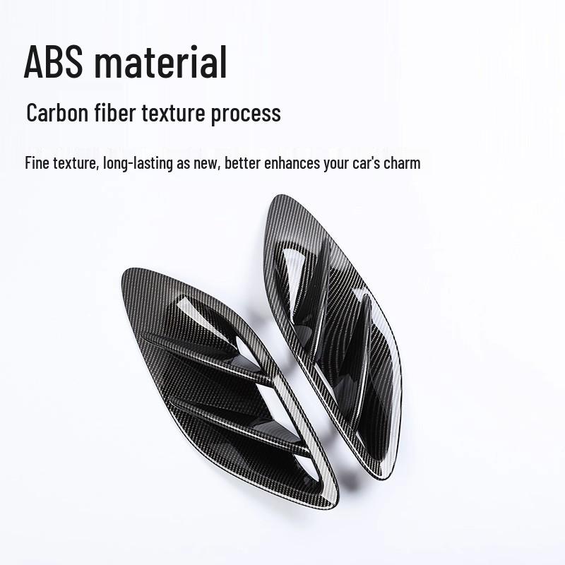 Carbon Fiber Air Inlet Frame for Xiaomi YU7 Front Hood Vent
