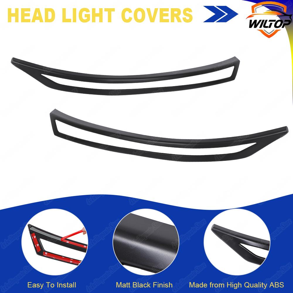 Headlight Covers for Mitsubishi Triton L200 2025 2025 Montero Sport Pickup Double Cab Front Lamp Hood Car Exterior Accessories