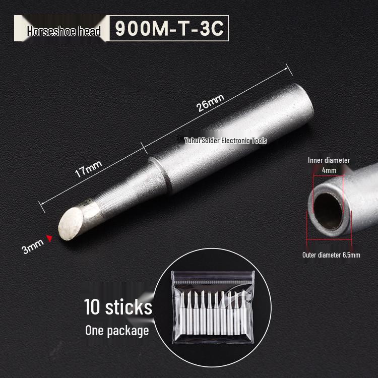 936 Universal Soldering Iron Tip for Constant Temperature Stations - Frosted, Pointed, Horseshoe Blades