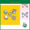Charming Animal Badge Pins In Playful Cat Penguin And Polar Bear Designs For Everyone