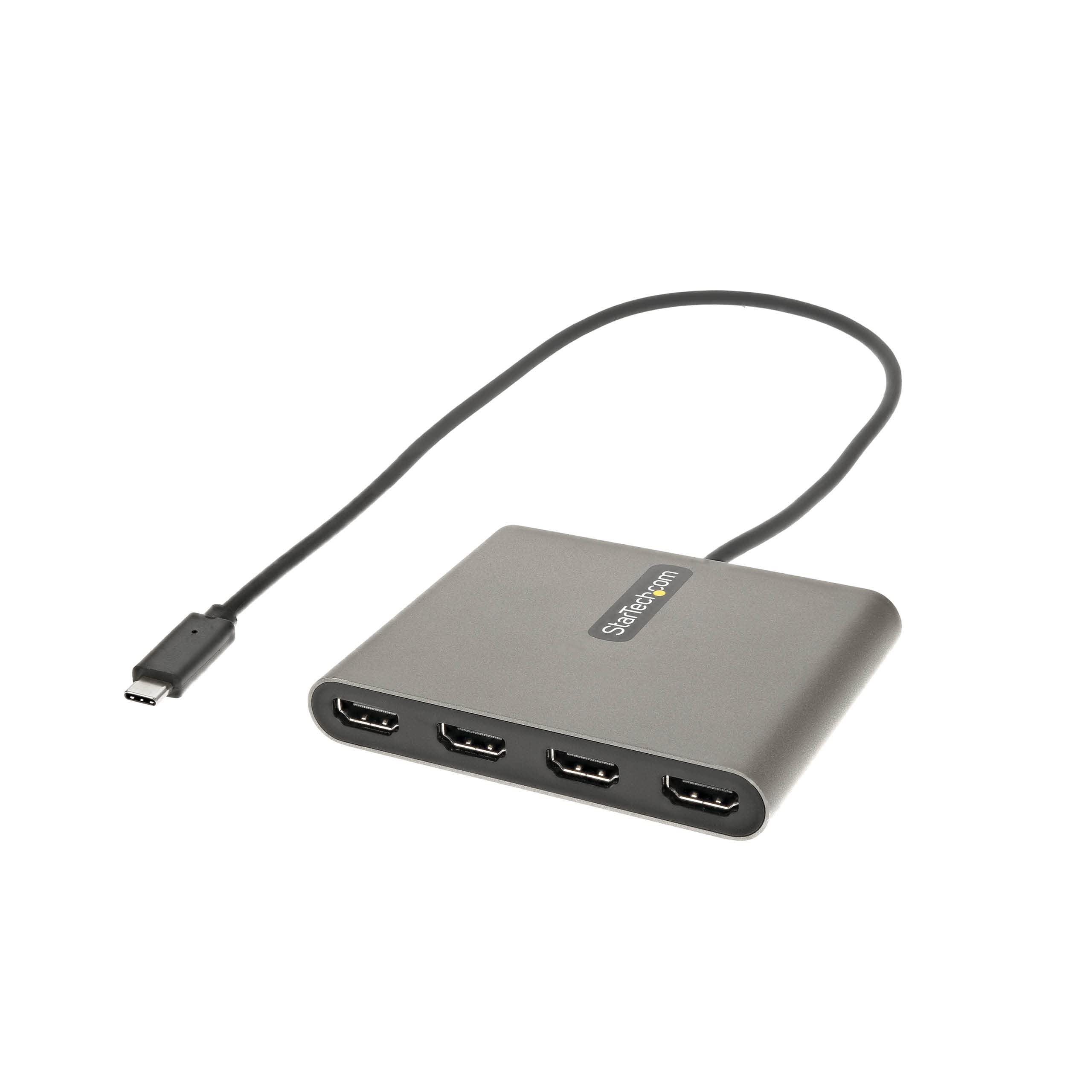 

connection quad HDMI display conversion adapter to HDMI 4 output converter 1080p 60Hz USB connection HDMI expansion adapter Windows only compatible