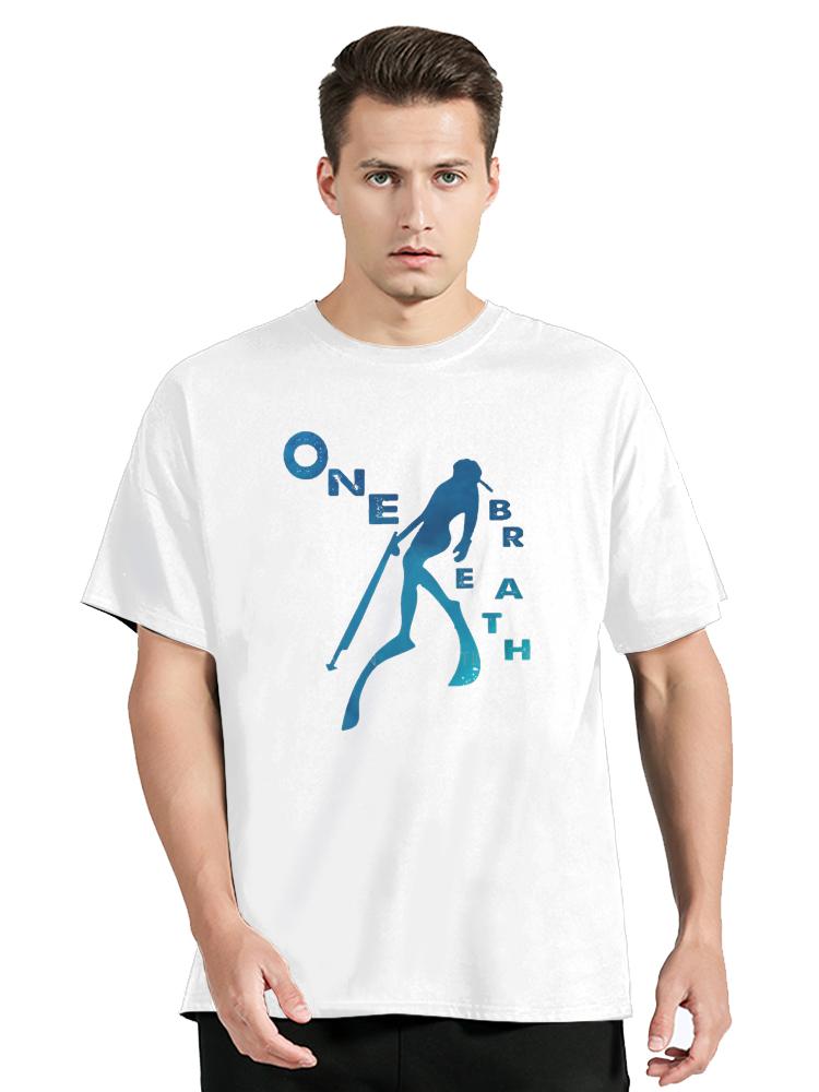 One Breath Spearfishing Freediving Lovers Casual TShirt Dive Scuba Diving Style Tops Casual Clothes Unisex Short Sleeve Unique Gift