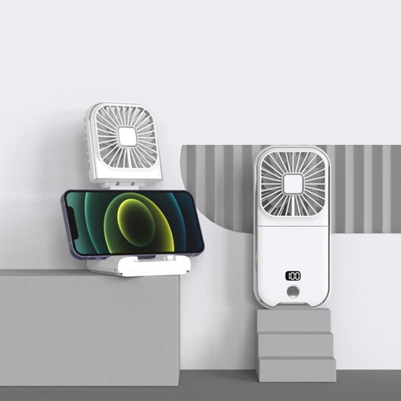 Mini Portable Hand-held Fan Charging Portable Fans Electric Fan Summer Cooling Fans Plastic Material for Outdoor Indoor