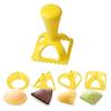 Mooncake Fondant Chinese Jiaozi 4pcs/set Plastic Dumpling Molds 4 Shapes Dumpling Press Tool Kitchen  Cooking Past