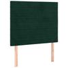 Bed Frame without Mattress Dark Green 80 x 200 cm Velvet