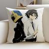 Thrilling DDurararaS Cushion Cover Breathable and skinfriendly linen pillowcase square removable and washable cushion