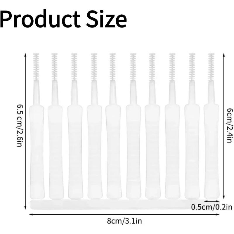 

10 шт. Щетка для чистки душевой головки для маленьких отверстий, многофункциональная щетка для чистки отверстий для клавиатуры с маленькими насадками белый