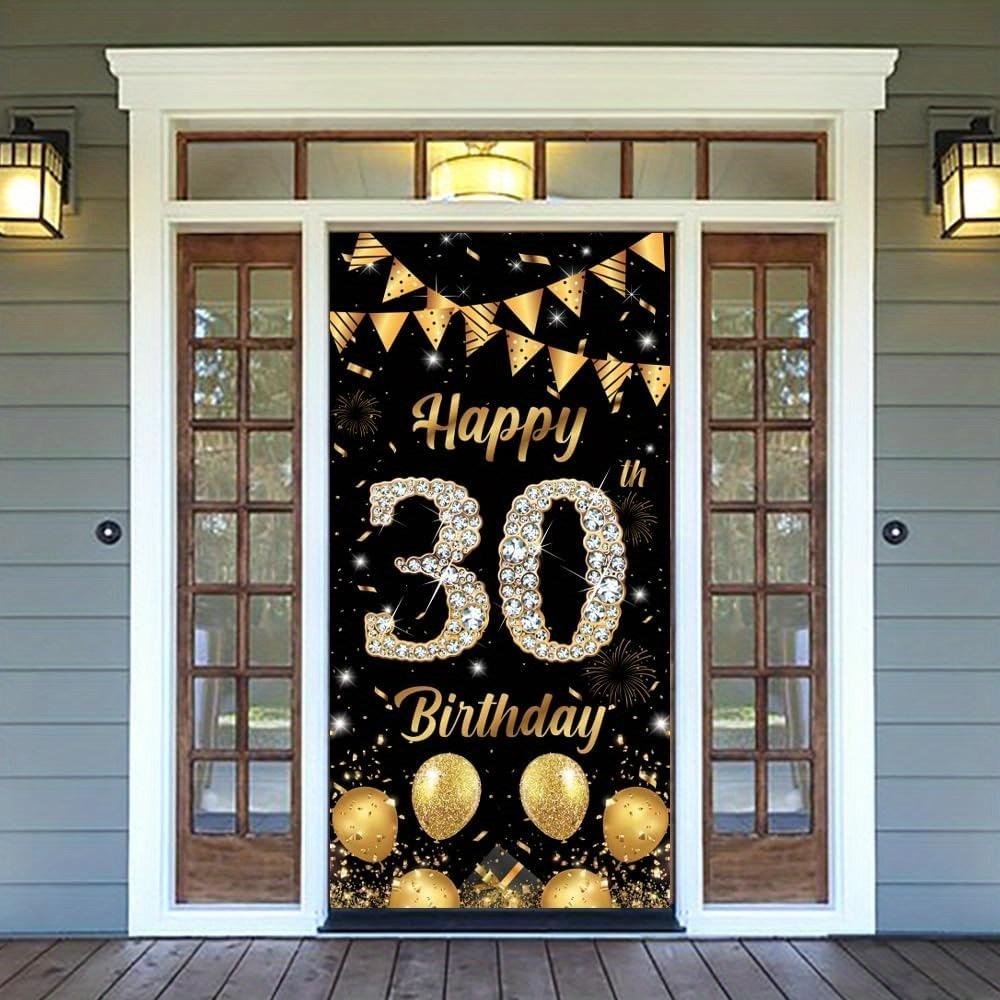 Happy Birthday Door Curtain Fifteen Cake Requires Home Decor