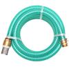VidaXL Suction Hose with Brass Fittings 7 M 25 Mm Green