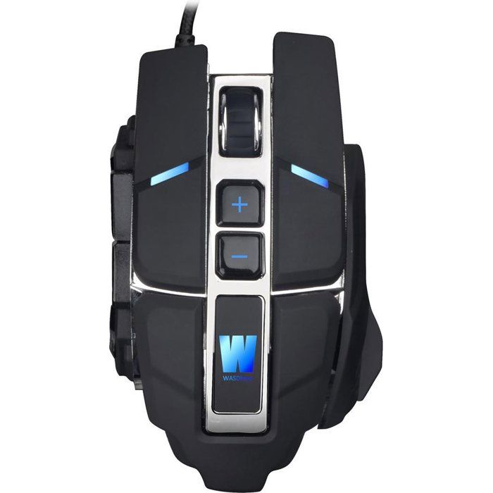 Wasdkeys - m300 - souris de jeu laser filaire rgb noire