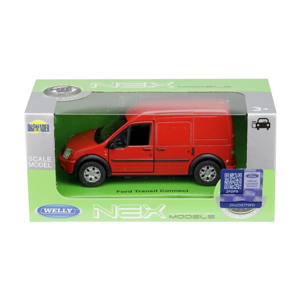Model 1:34, Ford Transit Connect, czerwony