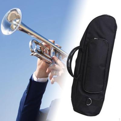 Trumpet Gig Bag Case Carrying Music Sheets Waterproof Mouthpiece Bugle Instrument