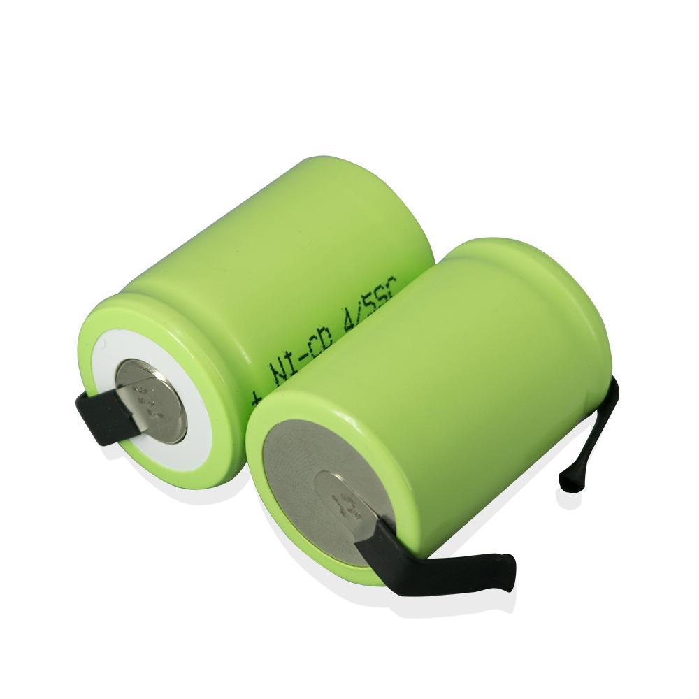 1.2V 2200mAh 4/5SC Battery 4/5 Sub C NI-CD Cell with Welding Tabs Rechargeable Battery for Screwdriver Electric Hand Drill