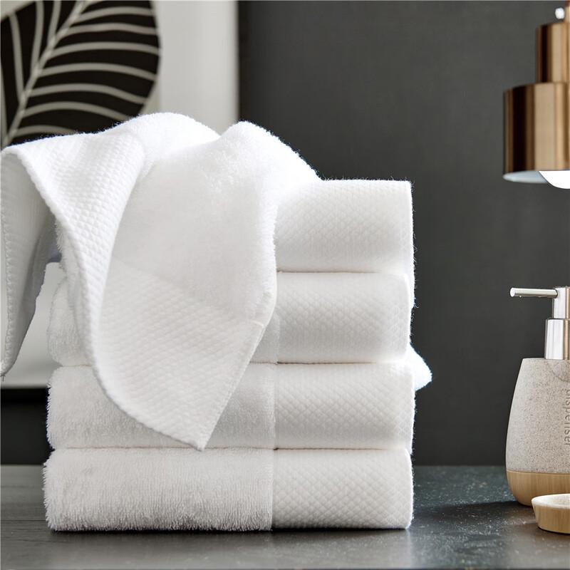 Luxury Platinum Satin Cotton Bath Towel