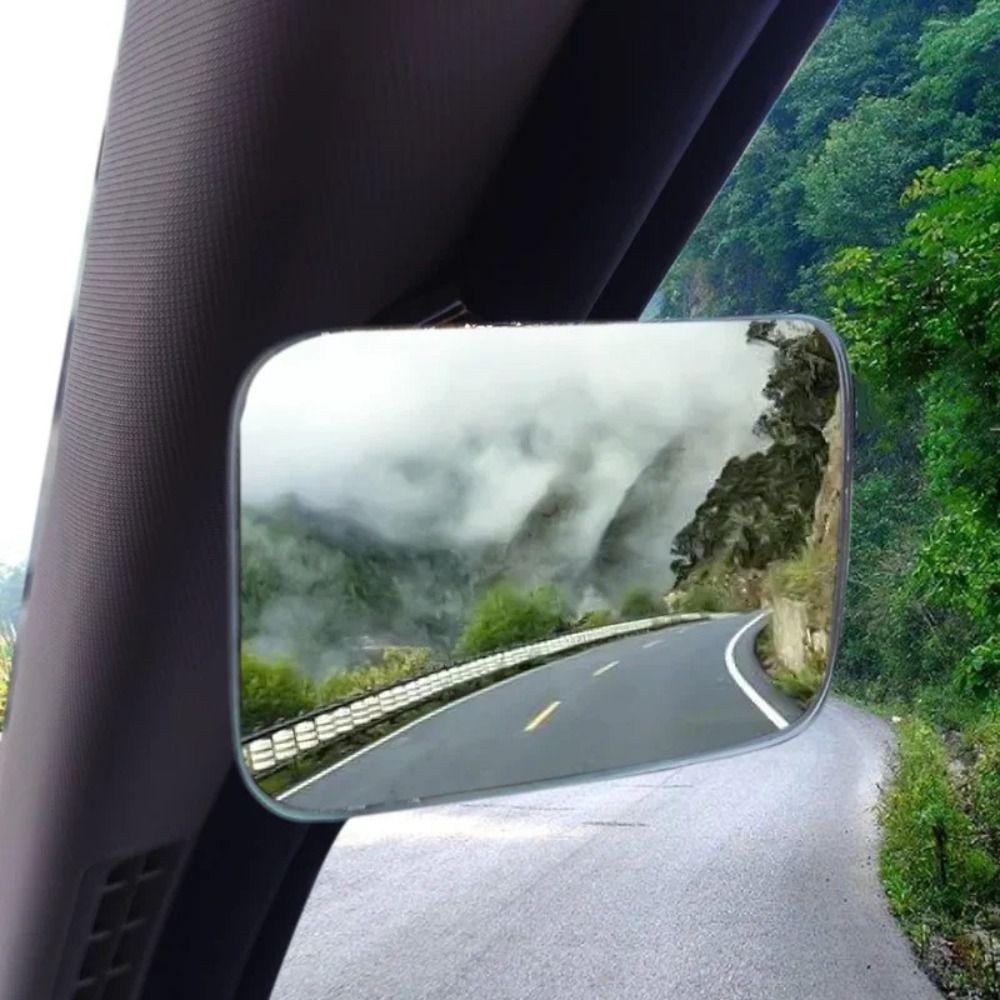 2pcs High-Definition Reflective Lens Wide Angle Car Blind Spot Mirror Vehicle Safety