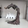 Model Halloween Swing Ghost Ornament Ghost Halloween Decoration  Children Girls Boys