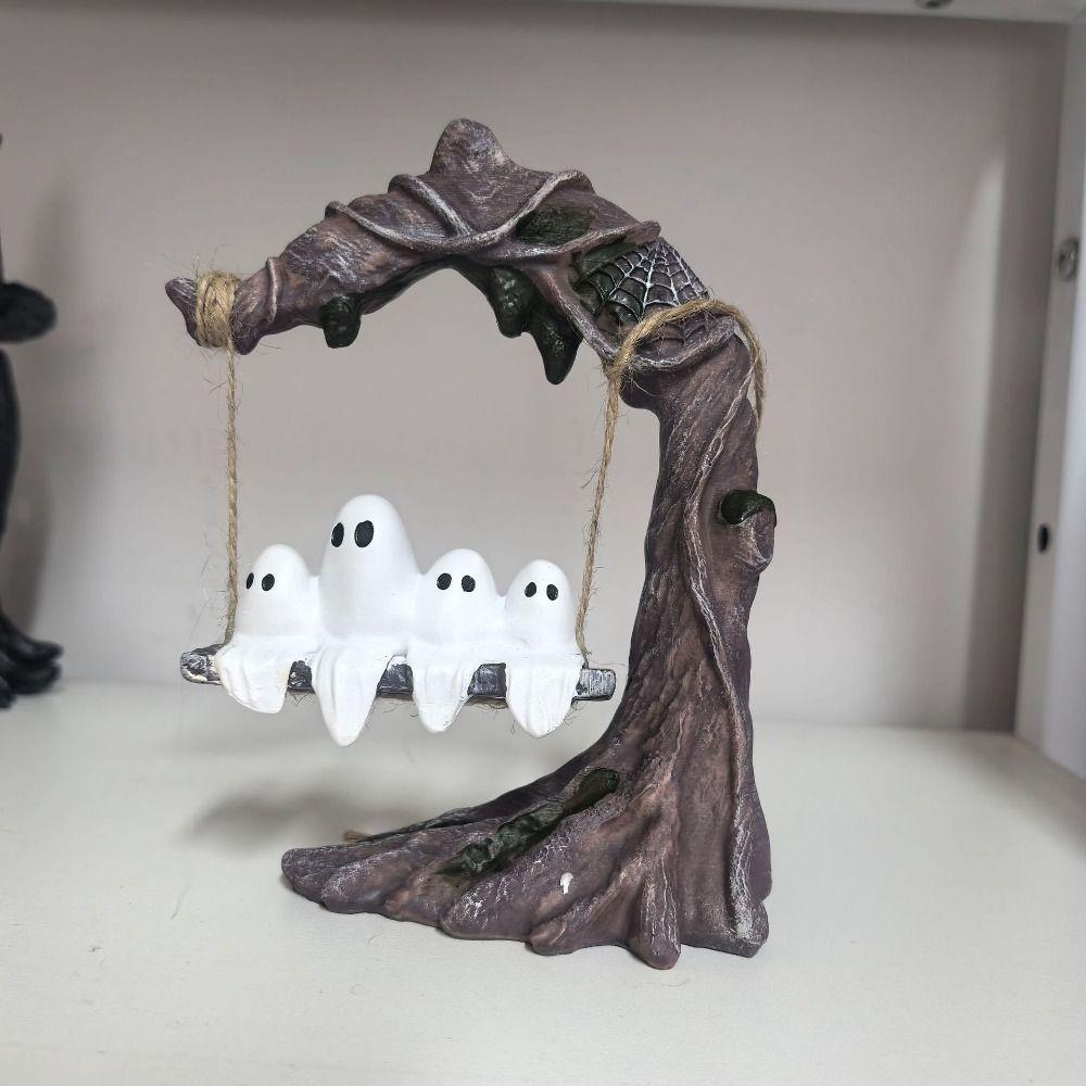 Model Halloween Swing Ghost Ornament Ghost Halloween Decoration  Children Girls Boys