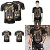 Trendy 3d Printed Lion And Tiger Men's T-shirt Comfortable Loose Fit Summer Wear