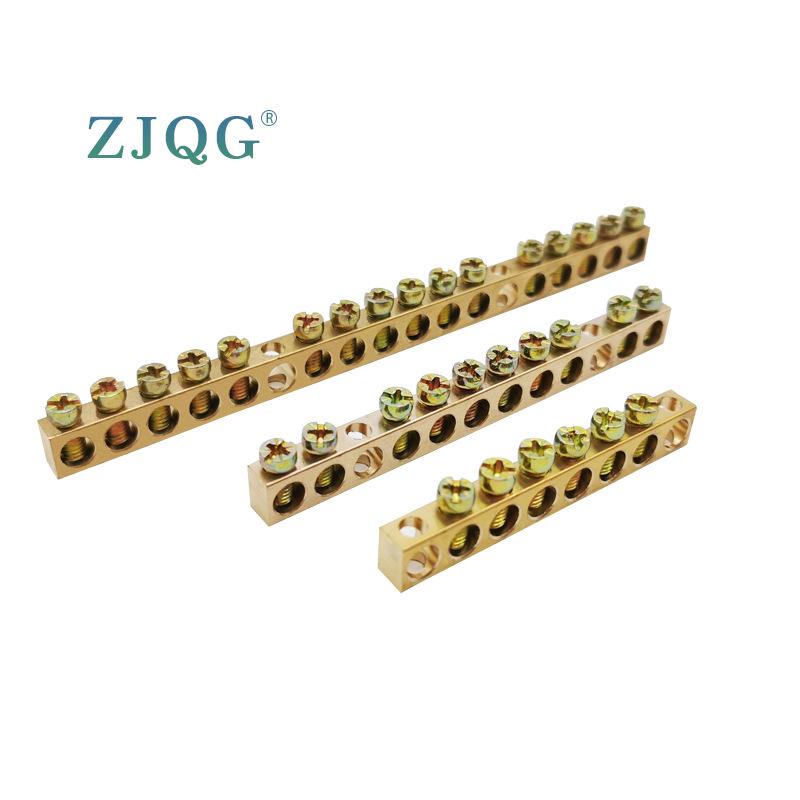XP0709A White Transparent Cover Copper Terminal Blocks for Neutral and Grounding