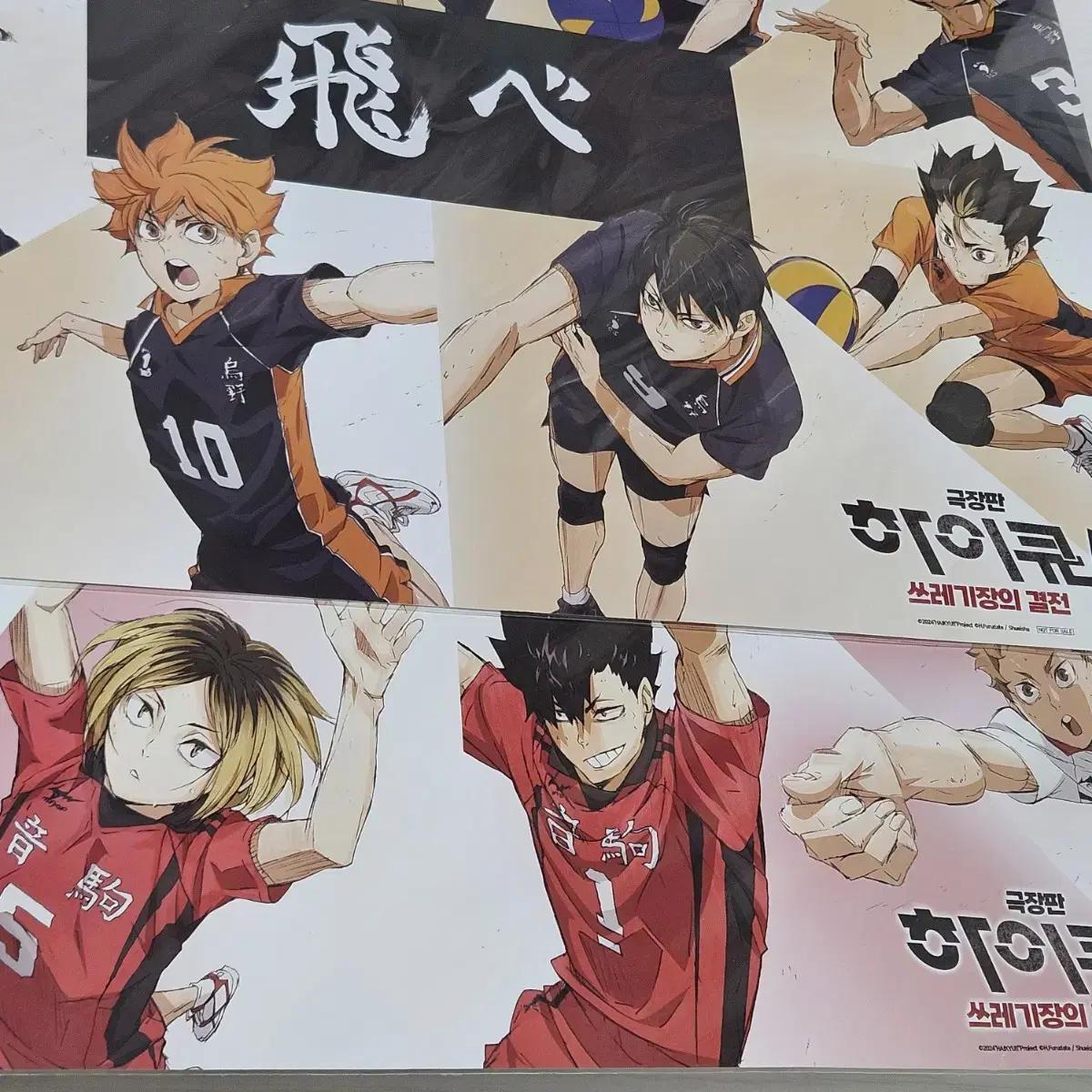 

Набор постеров Haikyu 3 Showdown Bonus Карасуно Некома