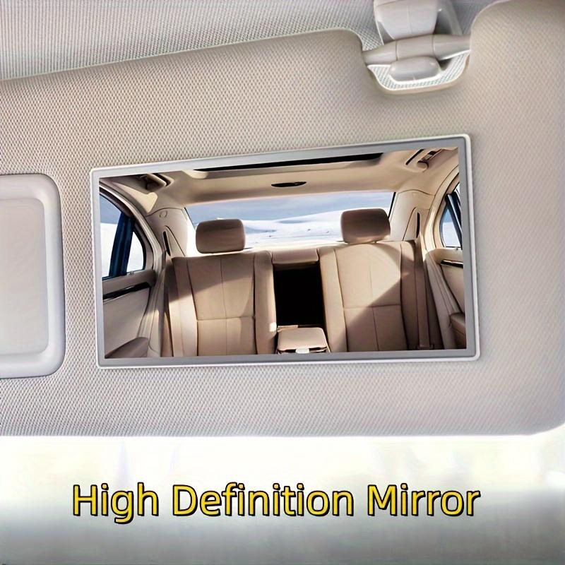 Car Sun Visor HD Decorative Mirror Stick-on Car Shatterproof Stainless Steel Cosmetic Mirror