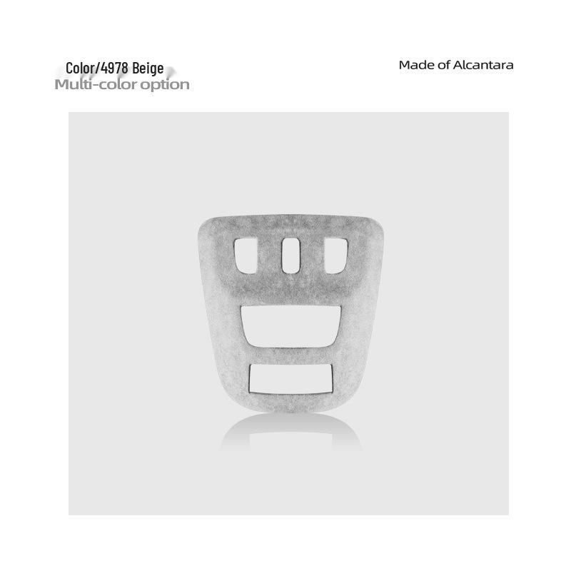 Zeekr 009 Alcantara Suede Interior Light Cover - Protective Reading Light Decoration