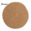Heat Resistant Table Mats Round Insulated Placemat for Dining Table, Paper Place Mat, Waterproof Oil Proof Non Decorative Lace Slip Coaster