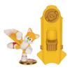 AKEDO Sonic the Hedgehog vs. Puck with Tail and Shadow Mini Collectible Battle Action Warrior, 2.25" Tall, Includes 2 Battle Controllers