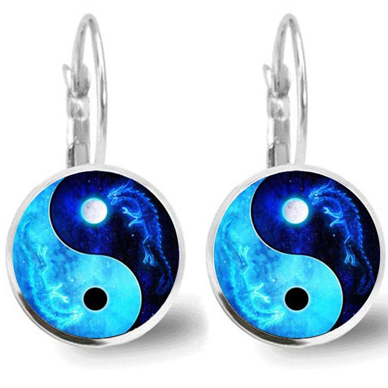 Fashion Earring Y2K Vintage Marigold Time Gem Flower Ear Buckle