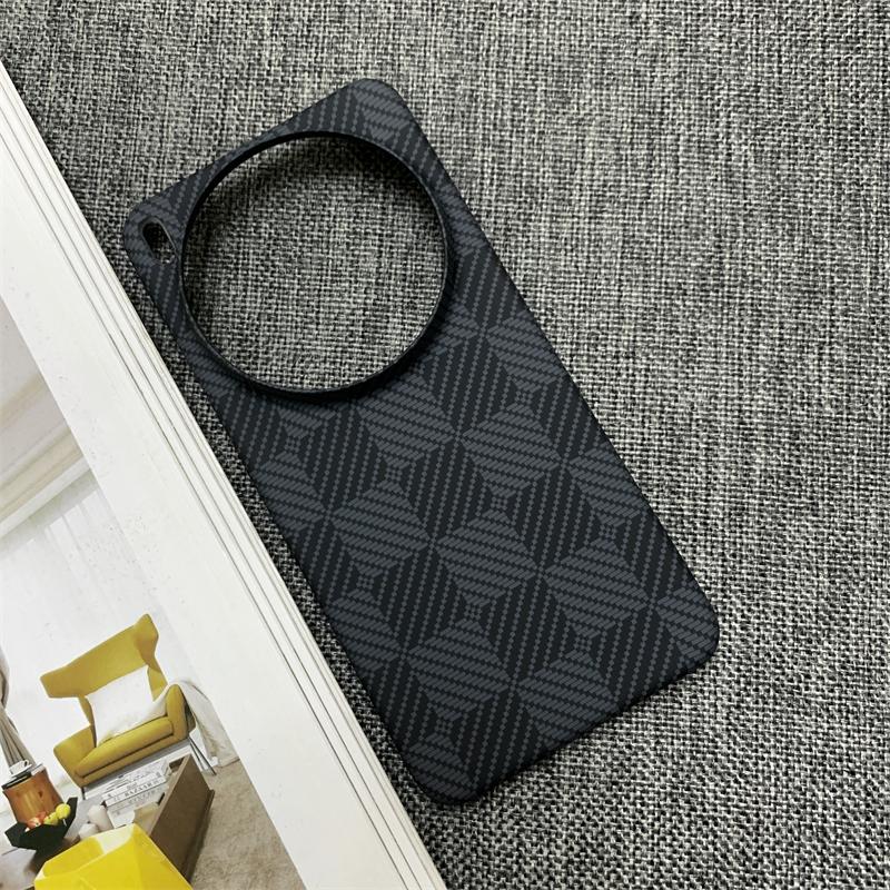 Ultra Thin Hard Carbon Fibre Pattern Case For Vivo X300 X200 X100 Ultra Pro Mini X300S X200S X100S Business Shockproof PC Cover