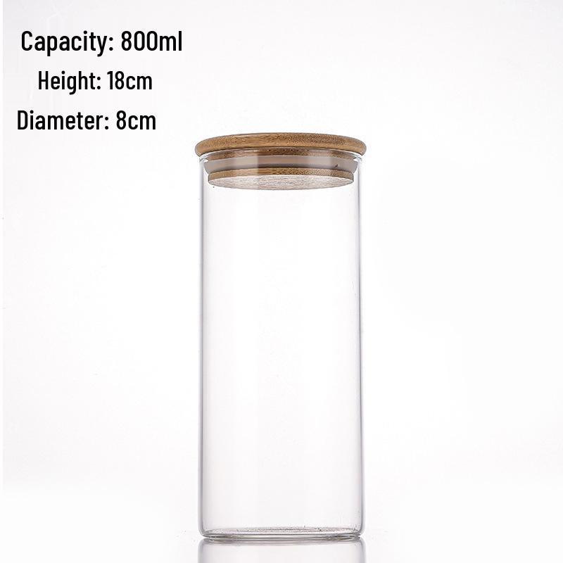High Borosilicate Glass Spice and Seasoning Storage Jars - Sealed Kitchen Containers