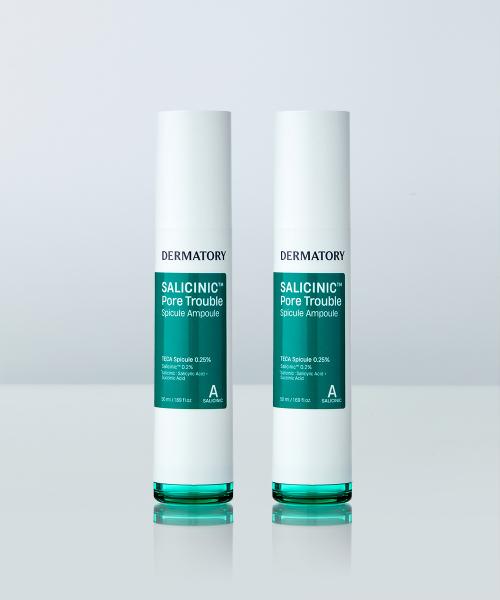 Dermatory [2-pack] Salicylic Pore Trouble Spicule Ampoule + Free Hydration Pad Sachets (2ea) Spicule Ampoule * 2EA