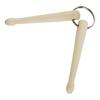 Key Chain Beech Wood Small Lightweight Drumstick Shape Delicate Keychain Bag Hanging Decoration 2