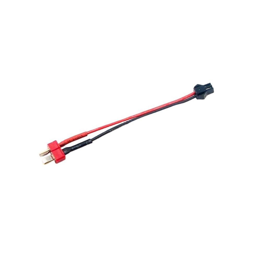 1PCS RC LiPo Battery T Plug To SM Adapter Cable 20AWG Silicone Wire 10CM F-F/M-M/M-F Connector Adapter For RC Car Boat Airplane