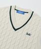 Ucla Ribbed V-Neck Cable Vest [Ivory](Uz9Ve01_22)