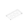 Non-Toxic Moc 10Pcs 87079 Tire 2X4 Building Blocks Kit High-Tech Board Light Panel Bricks Particle Idea Toys Children Birthday Kid Gifts