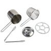 Induction Compatible Frying Pan Deep Fryer Pot Wooden Handle Milk Pot Detachable Frying Basket Suitable For All Stovetops