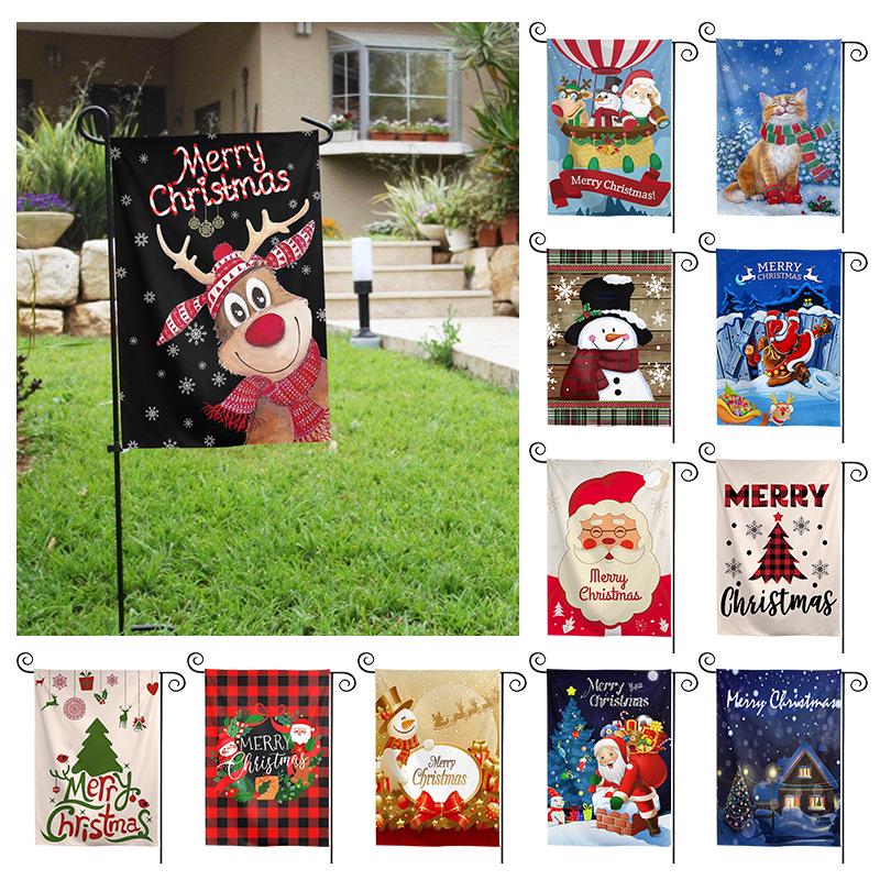 Christmas Garden Flag Banner: New Festive Hanging Design