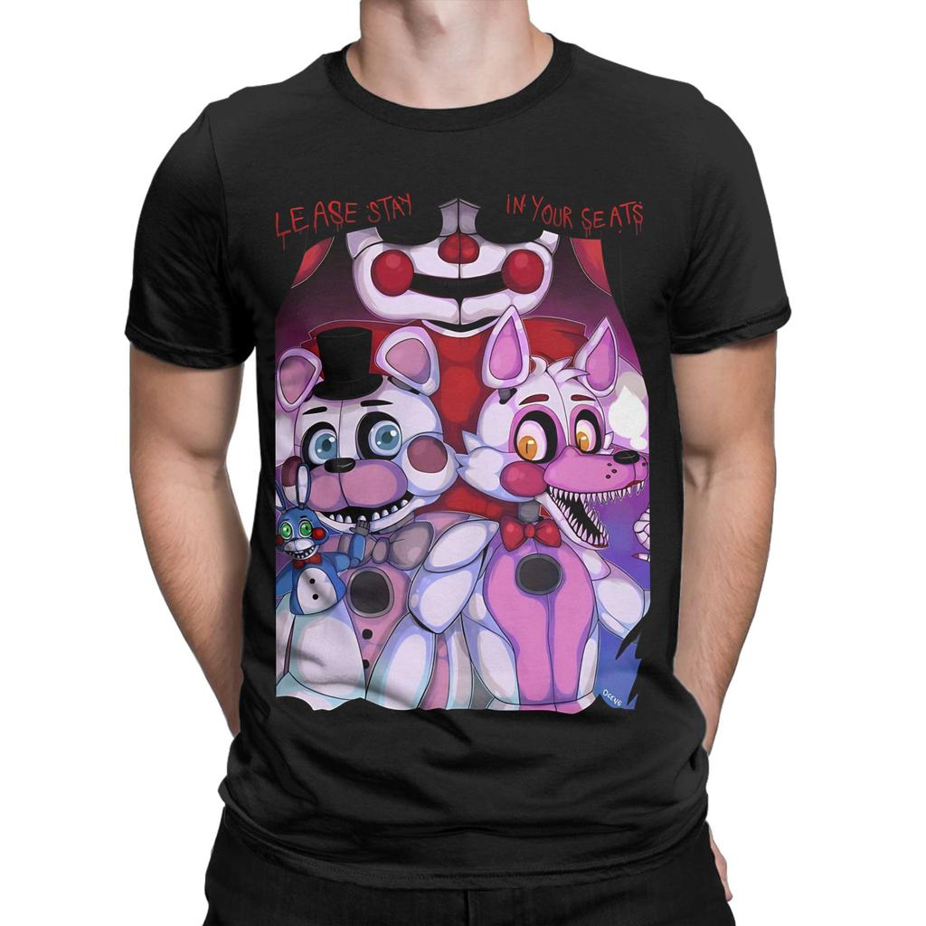 Fnaf Sister Location Funny Graphic 100 Cotton Tshirt Five Nights At Freddys Tops Tees For Unisex